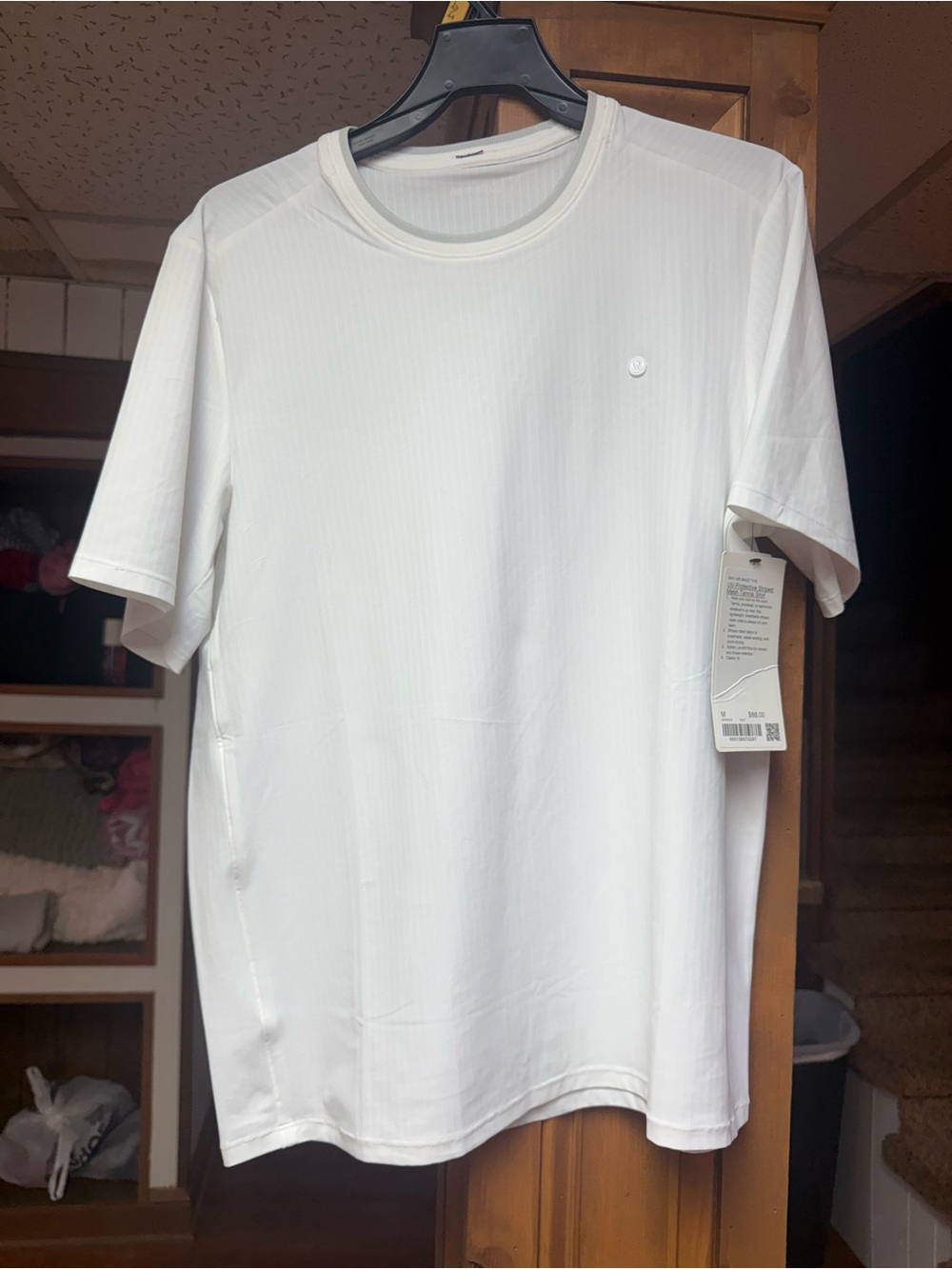 lululemon athletica Men's White Short-Sleeve Performance Tee